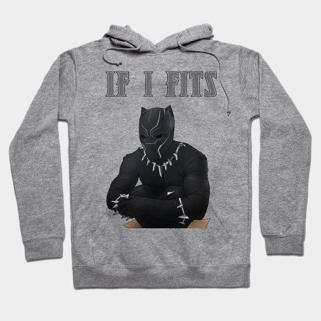 if i fits, i sits Hoodie by halfabubble